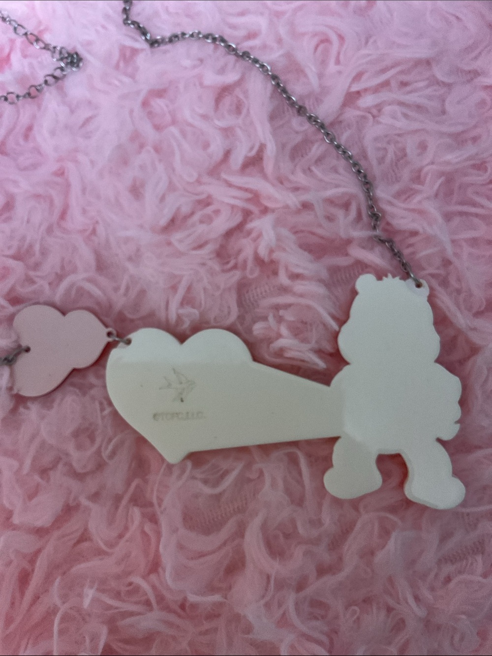 Erstwilder x Care Bears Love-a-Lot Bear Statement Necklace - Picture 6 of 6